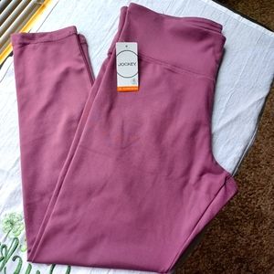 Jockey womens high rise leggings new.